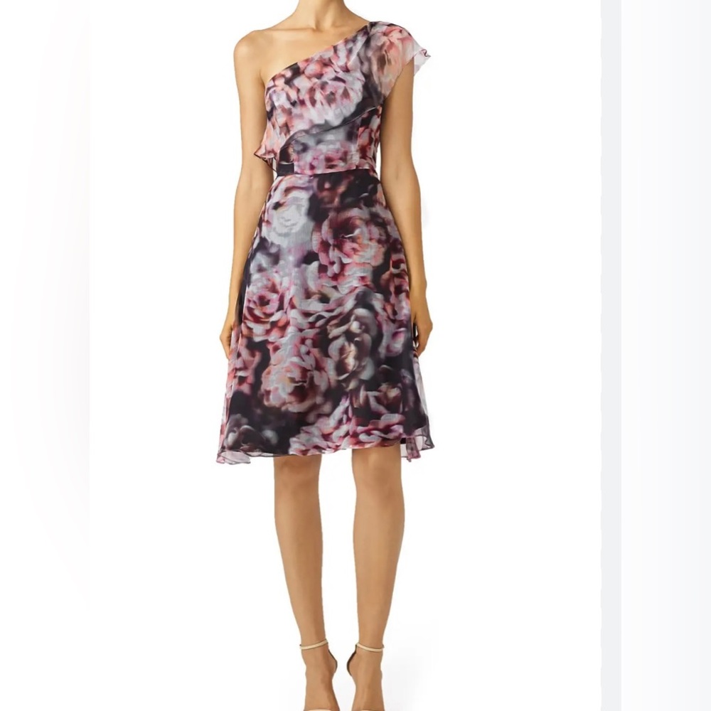 Gorgeous Slate and Willow Abstract Flower Dress